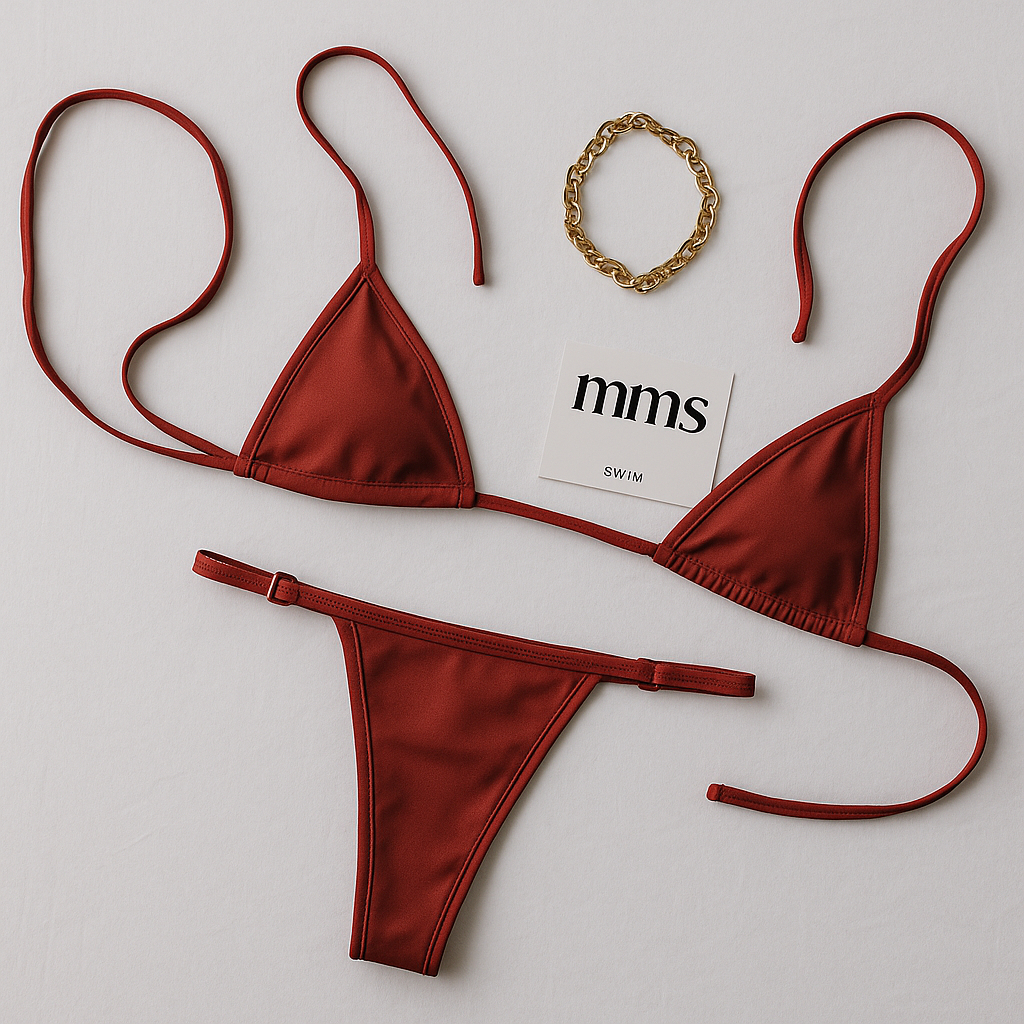 Biquini Fita Marquinha Sol Verão Proteção UV50 Microfibra Com Forro