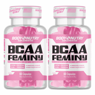 Kit BCAA Feminino - 120 Cápsulas - Regenerativo - Pós Treino - Auxilia nas Dores do Pós-Treino em Oferta na Shopee