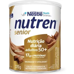 Nutren Senior Pó Chocolate 370G Suplemento Alimentar Nestlé