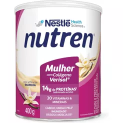 Nutren Beauty Vanilla 400g Suplemento Alimentar Nestlé