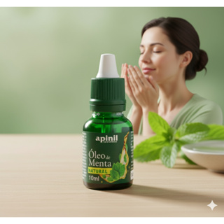 12 Unidades Oleo de Menta Extra Forte Apinil em Oferta na Shopee