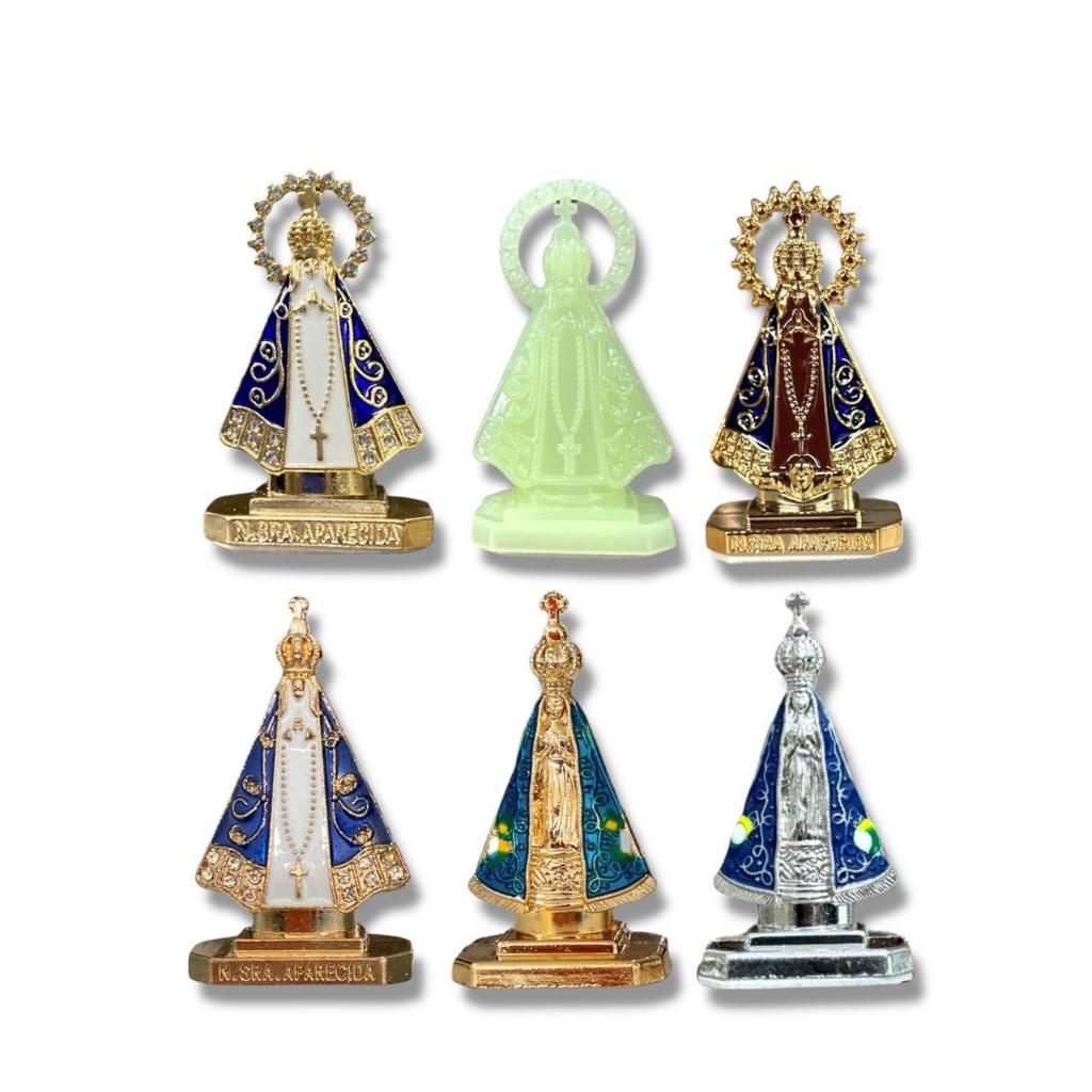 Imagem De Nossa Senhora Aparecida Painel Carro Escritório