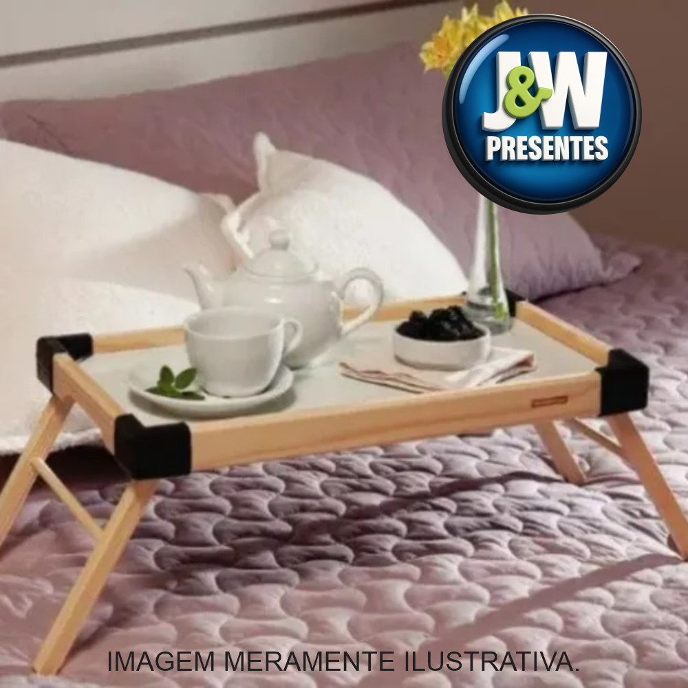 Bandeja de café da manhã Golden - Strong - Linha mesa posta em Oferta na Shopee