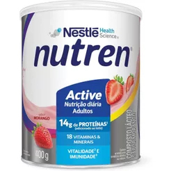 Nutren Active Morango 400g Suplemento Alimentar Nestlé