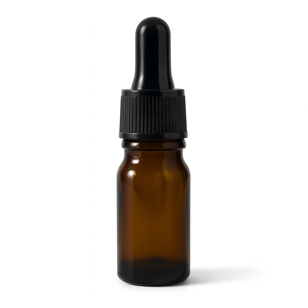 Frasco De Vidro Conta Gotas 10ml  Cor Ambar Óleos Essenciais Homeopatia Manipulação Perfumes Séruns