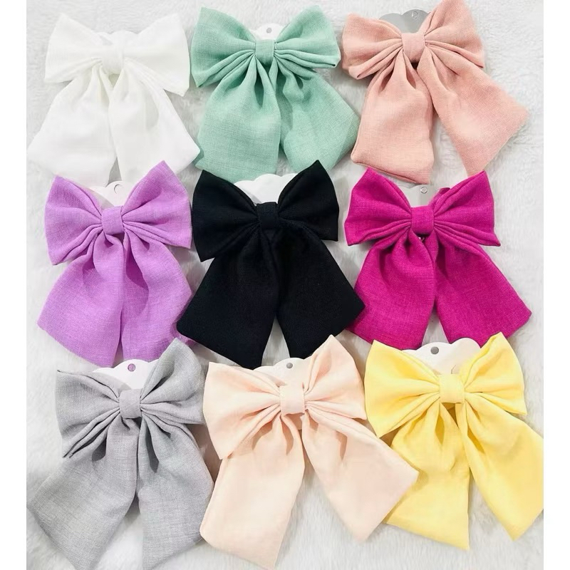 Atacado 12 Peças Laços de cabelo Bico de Pato adulto infantil blogueira em Oferta na Shopee