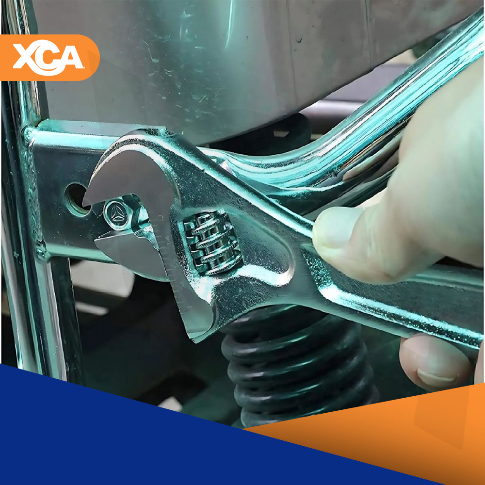 Chave Inglesa Profissional Ajustável  Aço 8 / 10 Polegadas Cromada 250mm 200mm