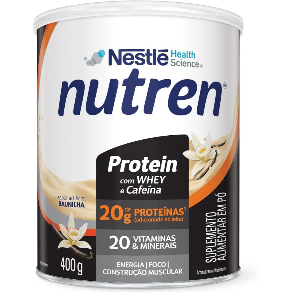 Nutren Protein Baunilha 400g Suplemento Alimentar Nestlé