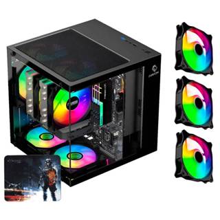 Gabinete Gamer Com Fans RBG LED Estáticas inclusas Vidro Temperado em Oferta na Shopee