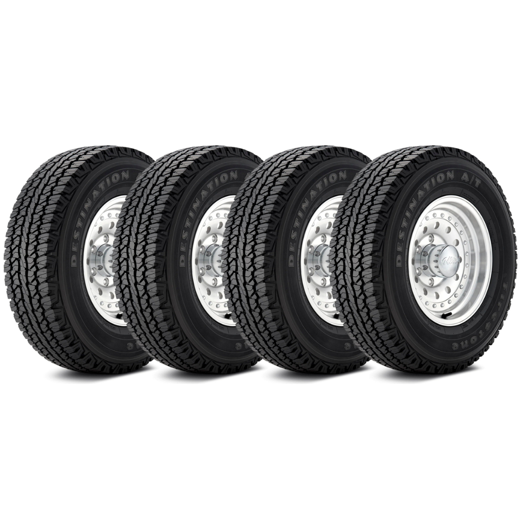 Kit 4 Pneus 225/75R15 Firestone Destination AT 110/108S em Oferta na Shopee