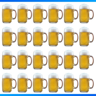 24 Canecas De Vidro Chopp Cerveja Bar Restaurante Padaria 350Ml