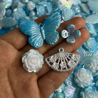 Miçanga Mix Azul Mesclada Sortida P/Colar Pulseira em Oferta na Shopee