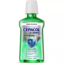 Enxaguante Bucal Cepacol Expert Menta Sem Alcool 250Ml