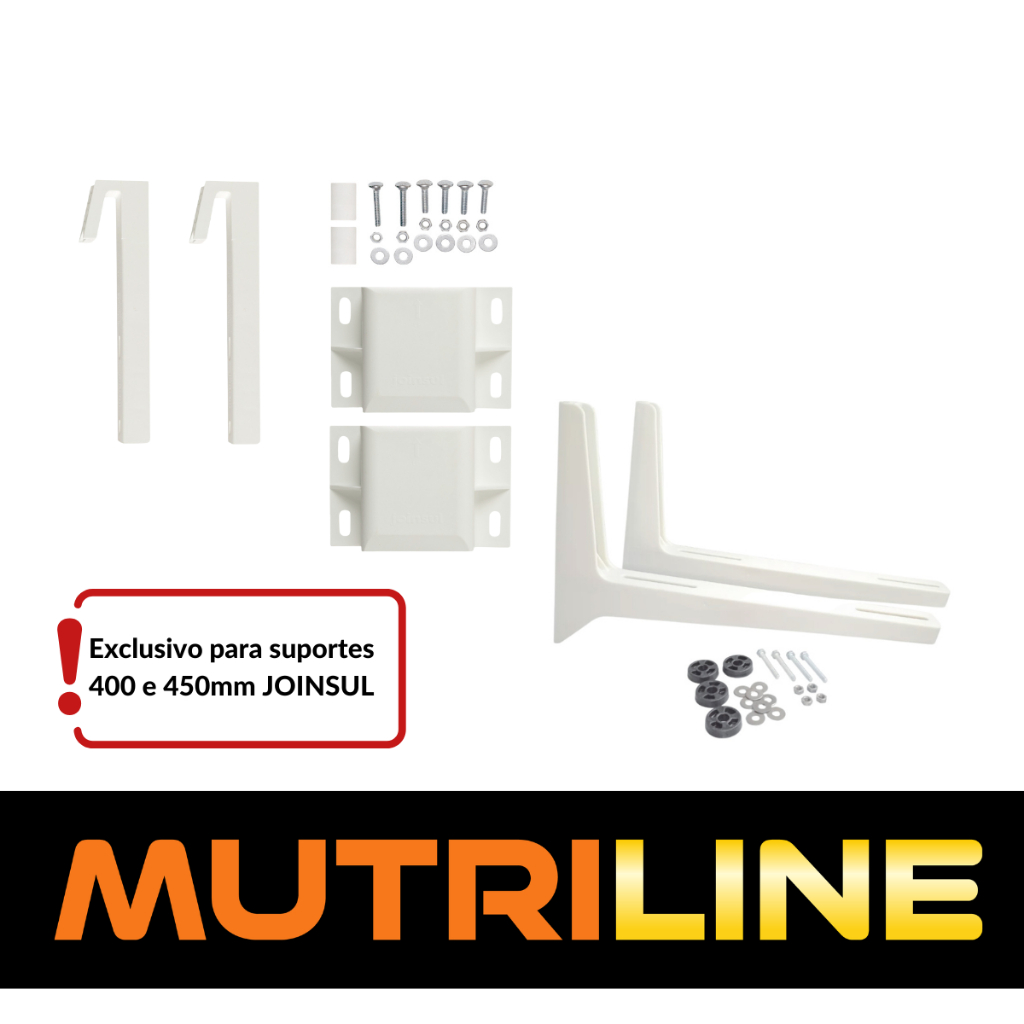 Suporte 400mm + Prolongador para Instalação de Condensadora em Locais altos