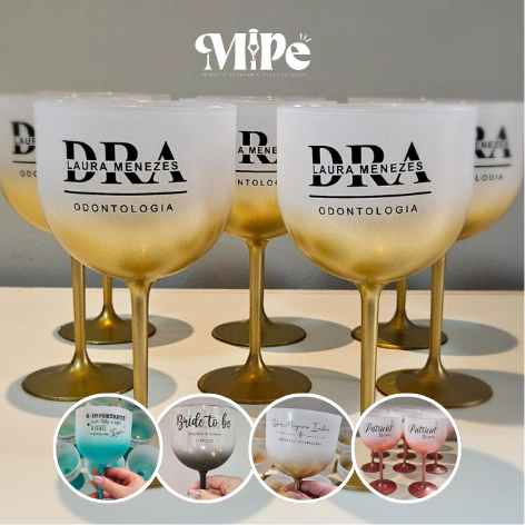 Taças de Gin personalizadas para eventos, festas, casamentos(noivas, despedida, bride) aniversários e formatura