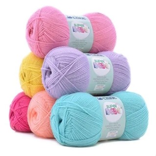 Lã Fio Super Bebê Cisne 100g - CORRENTE - UNIDADE em Oferta na Shopee