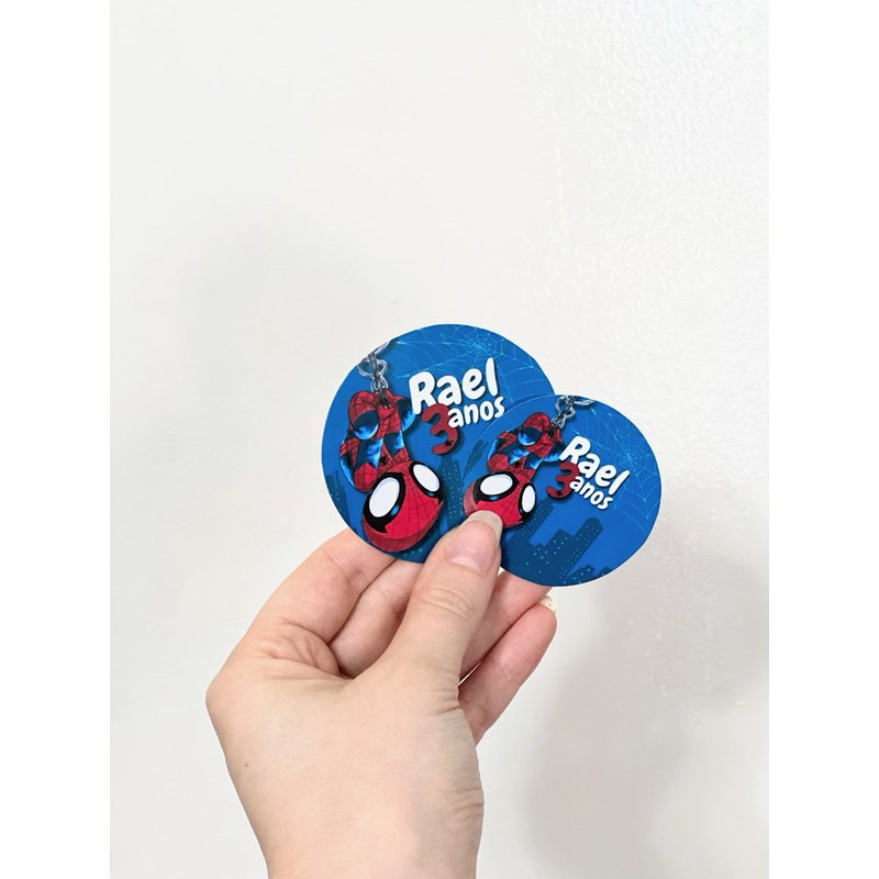Adesivos personalizados 4x4cm  Homem Aranha | Lembrancinha de Aniversário - Fazemos qualquer tema