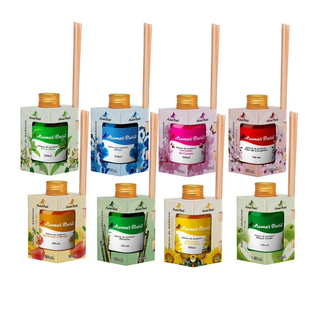 Imagem Difusor Aromatizante de Varetas Aromas Brasil 250ml