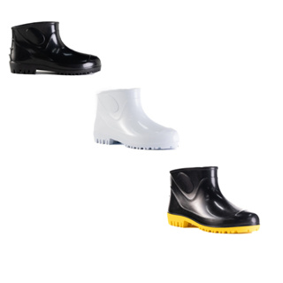 Bota PVC Cano Extra Curto Impermeável Botinha Antiderrapante Limpeza Pescaria Galocha Motoboy em Oferta na Shopee