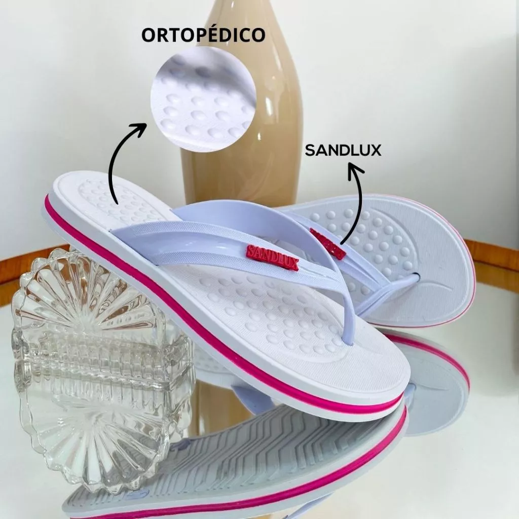 Chinelo Papete Ortopédica Feminina Antiderrapante, Macia e Elegante Lançamento Verão Sandlux — imagem 1