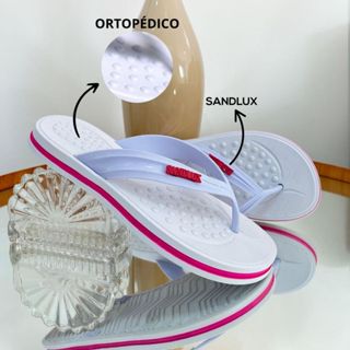 Chinelo Papete Ortopédica Feminina Antiderrapante, Macia e Elegante Lançamento Verão Sandlux em Oferta na Shopee