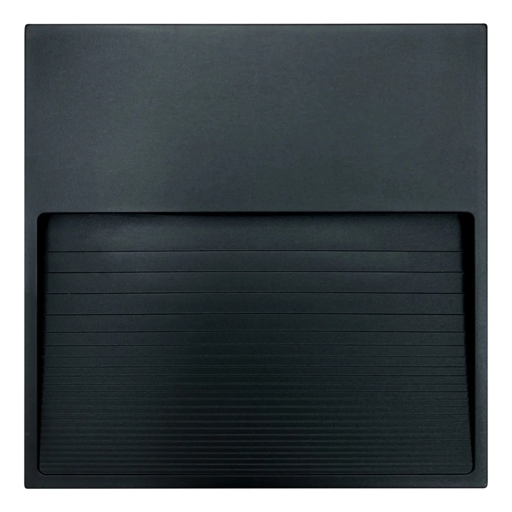 Balizador LED Parede Big Neu 2 3000K IP65 3W Preto/Branco Externo Escada Corredor Moderna Decorativa
