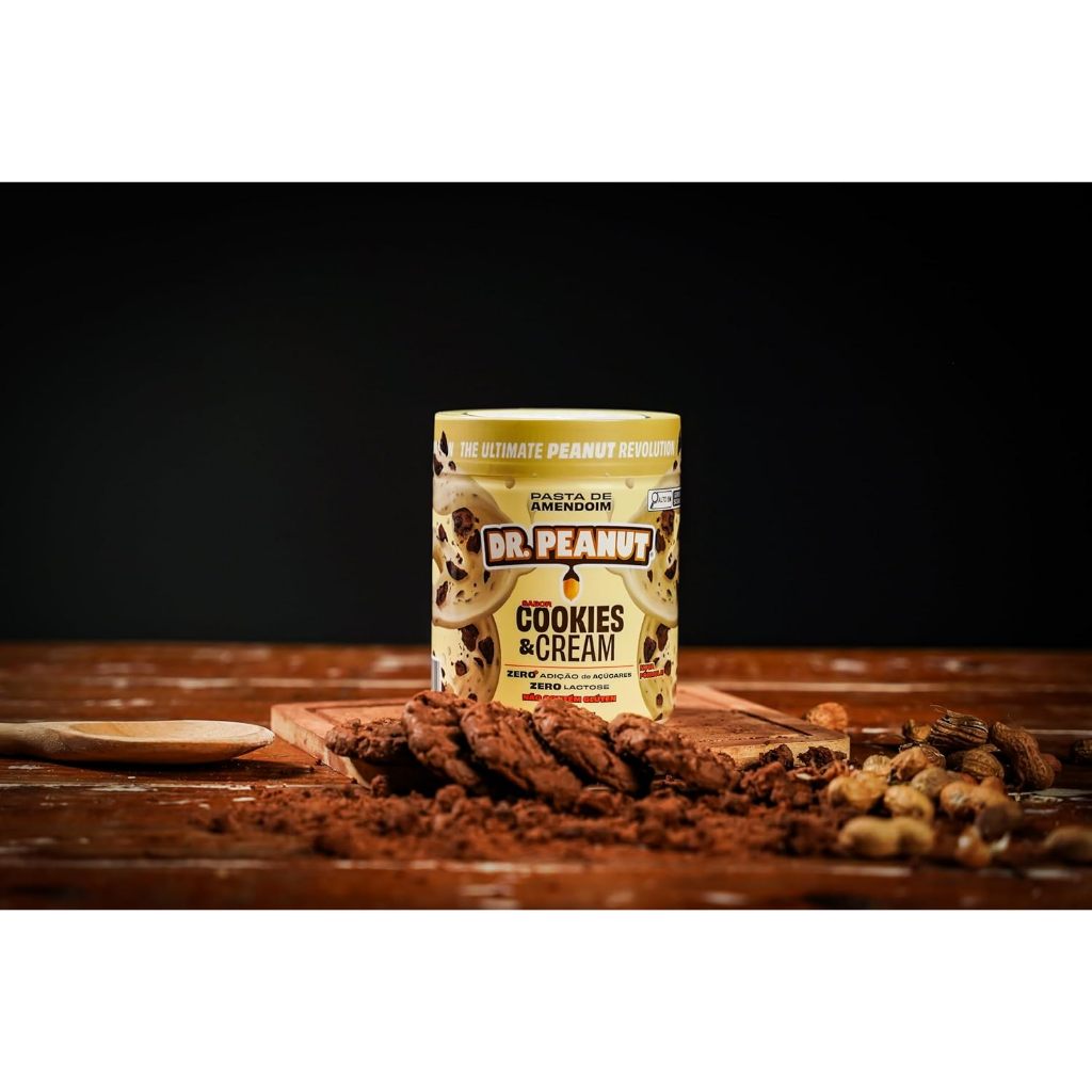 Detalhes do Pasta De Amendoim Dr. Peanut Cookies & Cream 250g