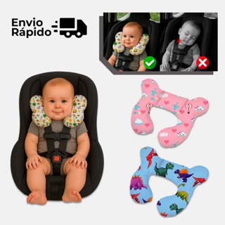 Almofada Para Pescoço Com Apoio Cabeça Bebe Cadeirinha em Oferta na Shopee