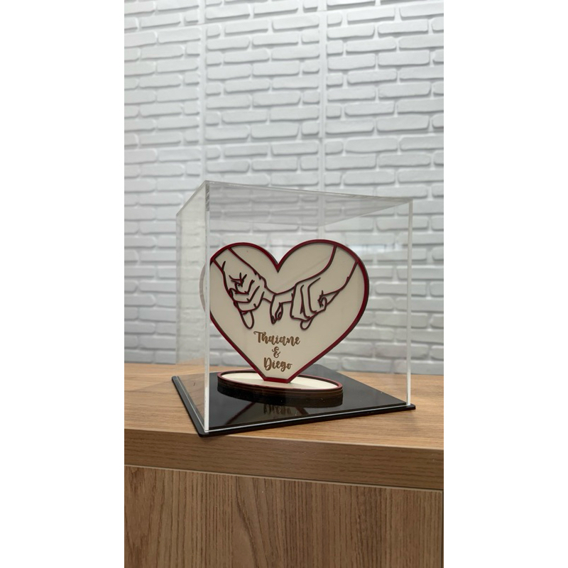 CAIXA EXPOSITOR PERSONALIZADO C 30cm x  A 20cm x L 25cm