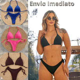 Conjunto Biquini Feminino com Bojo Canelado Delta Fixo Calcinha Ajustavel Fio Duplo em Oferta na Shopee