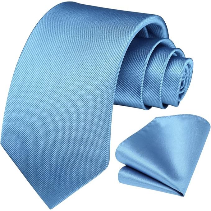 Gravata Azul Serenity Lisa semi slim premium casamento noivos e padrinhos