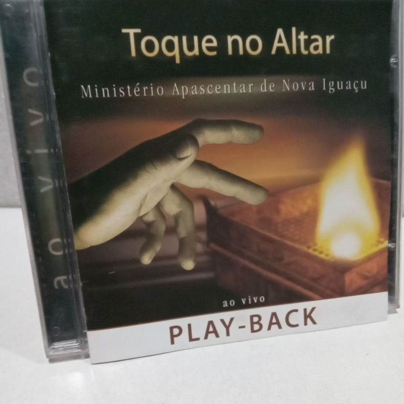 CD MINISTÉRIO APASENTAR DE NOVA IGUAÇU -TOQUE NO ALTAR PLAY-BACK AO VIVO TIRAGEM AD-2000