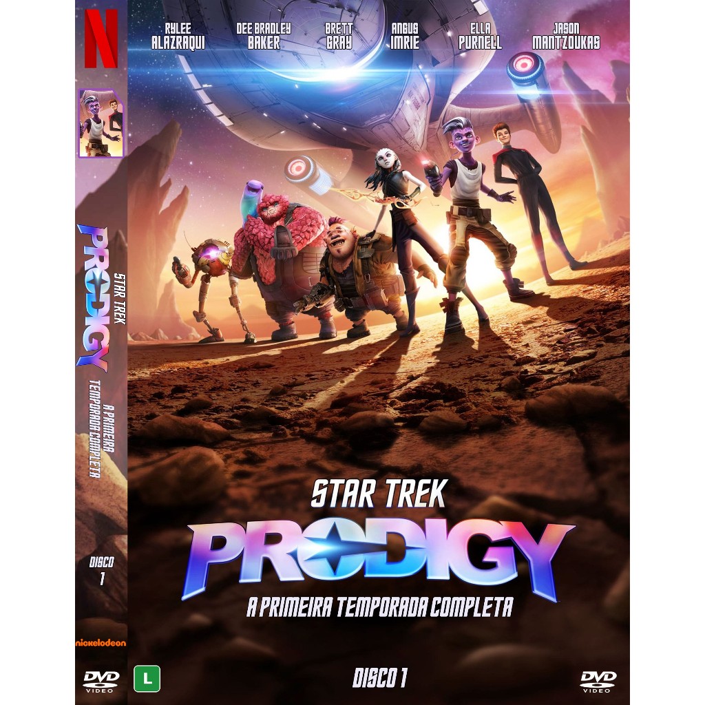 Dvd Série: Star Trek: Prodigy (2021) 1a Temporada Completa