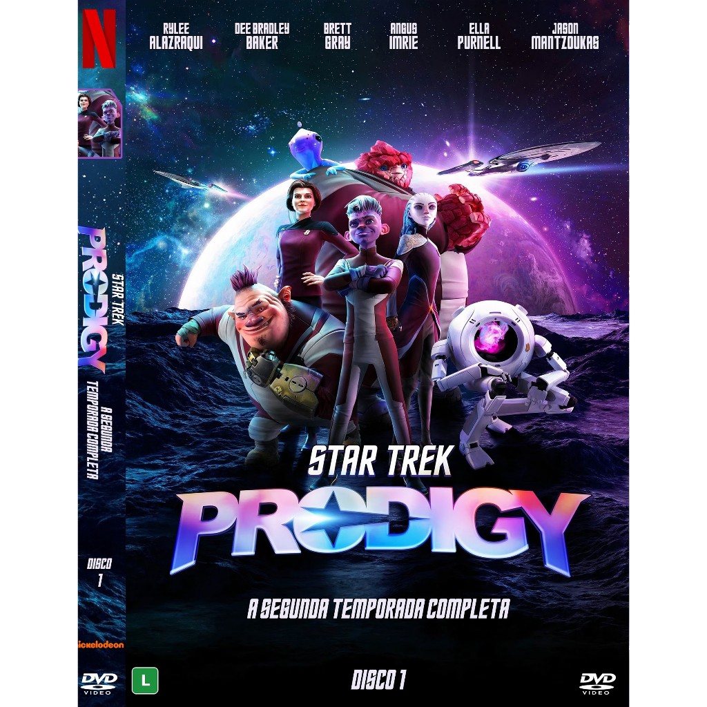 Dvd Série: Star Trek: Prodigy (2024) 2a Temporada Completa