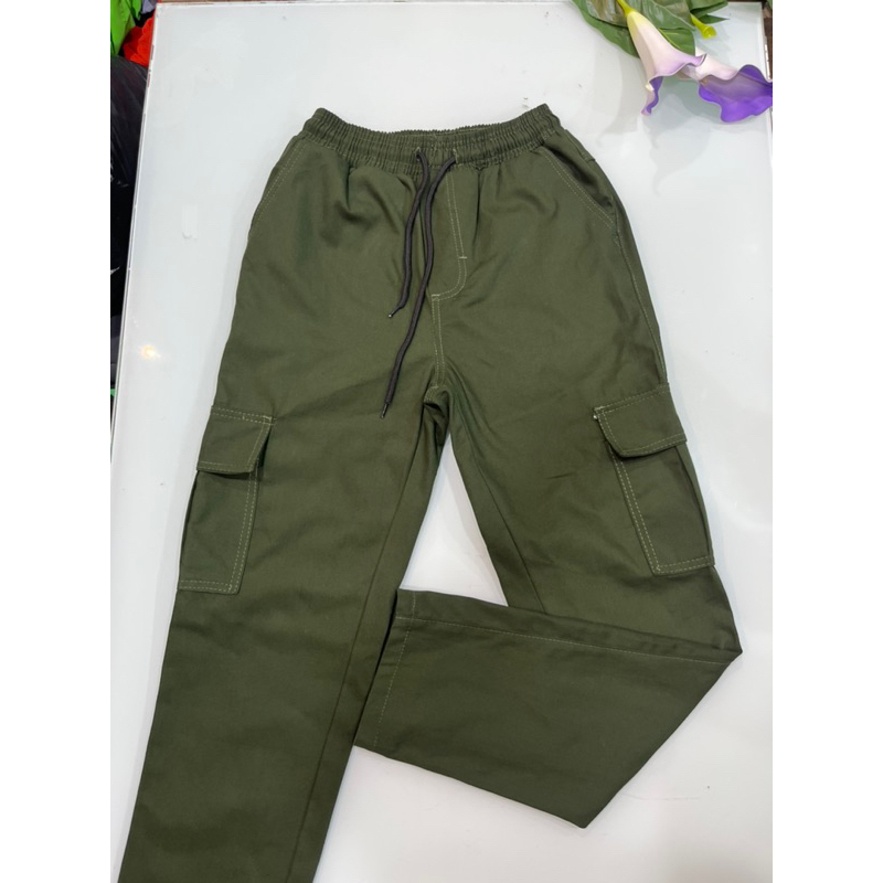 Calça Jeans Cargo Masculina Streetwear Preta Mescla Cinza Grafite