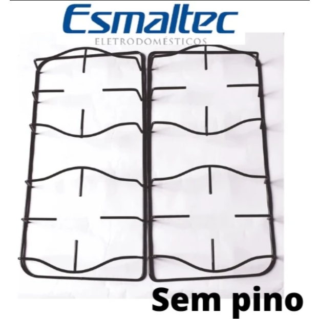 2 Grelhas Grade P/ Fogao Esmaltec Agata Sem Pino em Oferta na Shopee