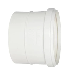 Conector Luva Simples DN 100mm Esgoto Predial Residencial Plastilit Encanação Emenda Canos
