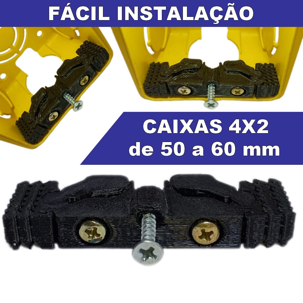 Reparo De Abas De Caixinha De Luz 4x2 Interruptor Tomada em Oferta na Shopee