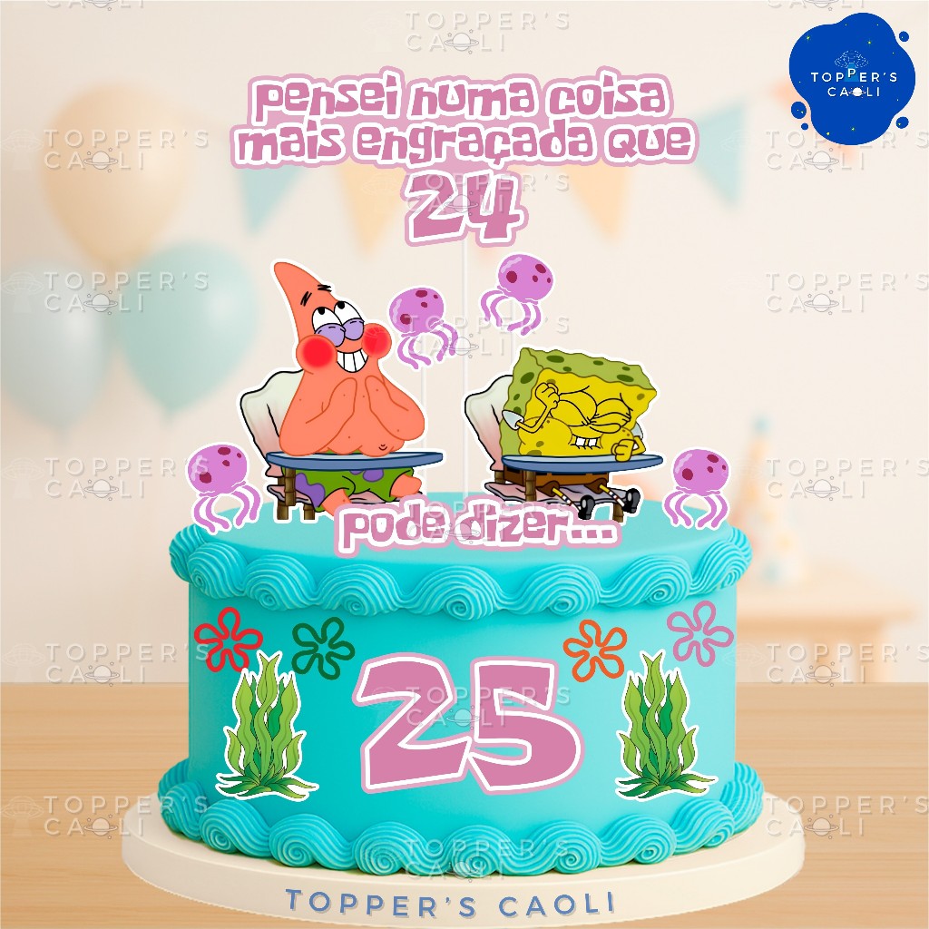 Bob Esponja Topo de Bolo: Onde Comprar | BuscaProdutos