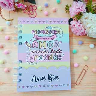 BLOQUINHO DIA DOS PROFESSORES PERSONALIZADO COM NOME PRESENTE  MIMO LEIA A DESCRIÇÃO POR …