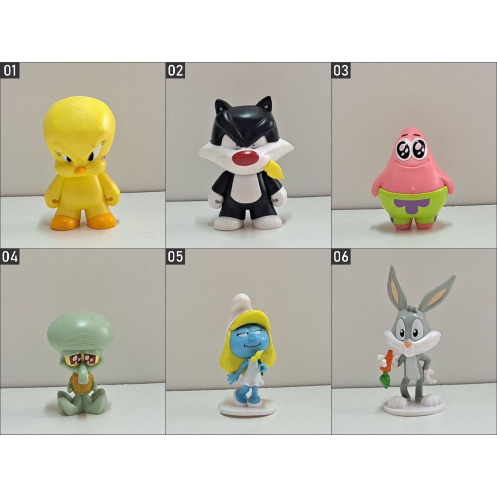 Miniatura do Bobs - Avulsa - Chaves, Chapolin, Bob Esponja, Corrida Maluca, Looney Tunes, Scooby-Doo, Shrek, Smurfs