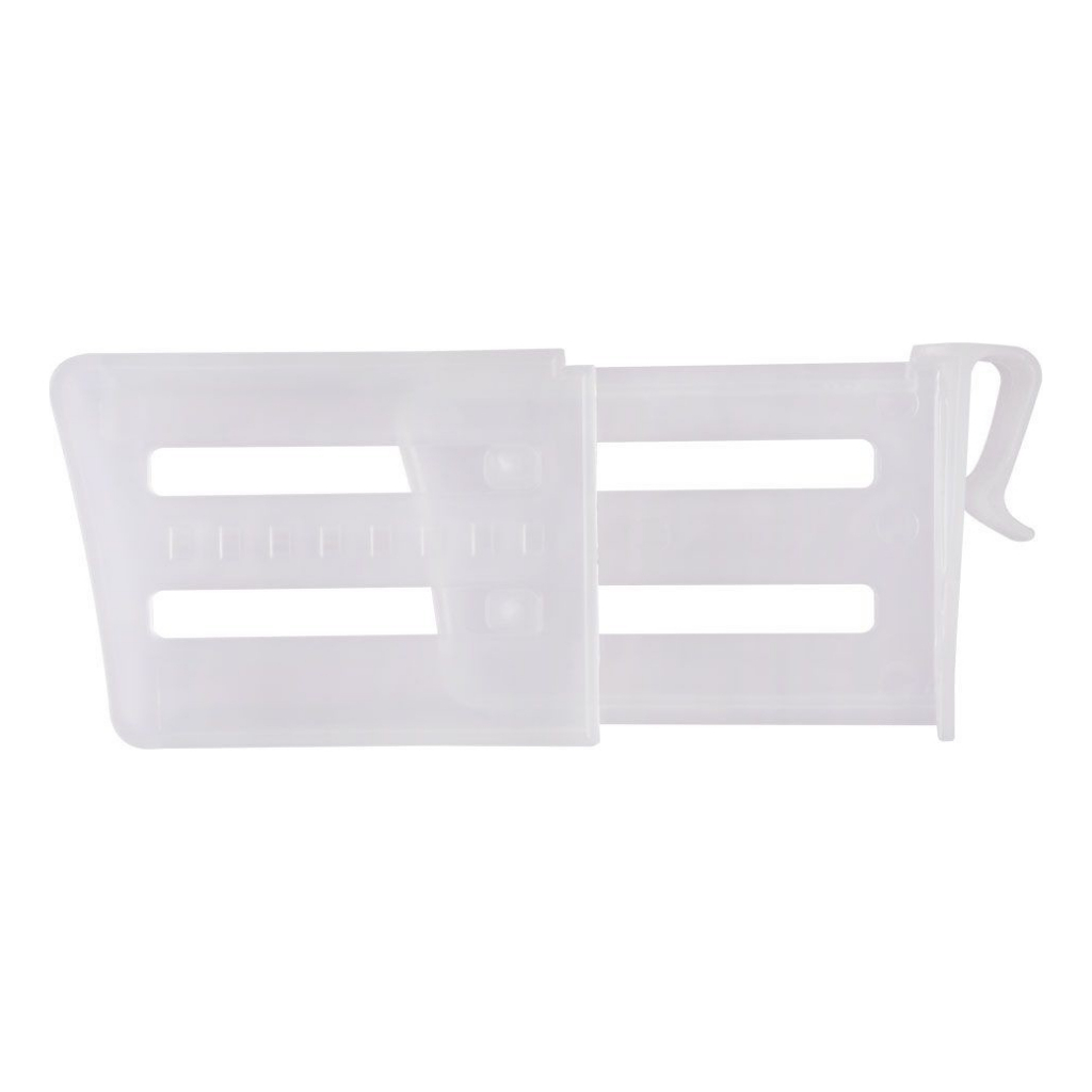Kit Divisórias Ajustáveis para Geladeira Lyor | Encaixe 6mm | Organização de Alimentos 3x8x5cm
