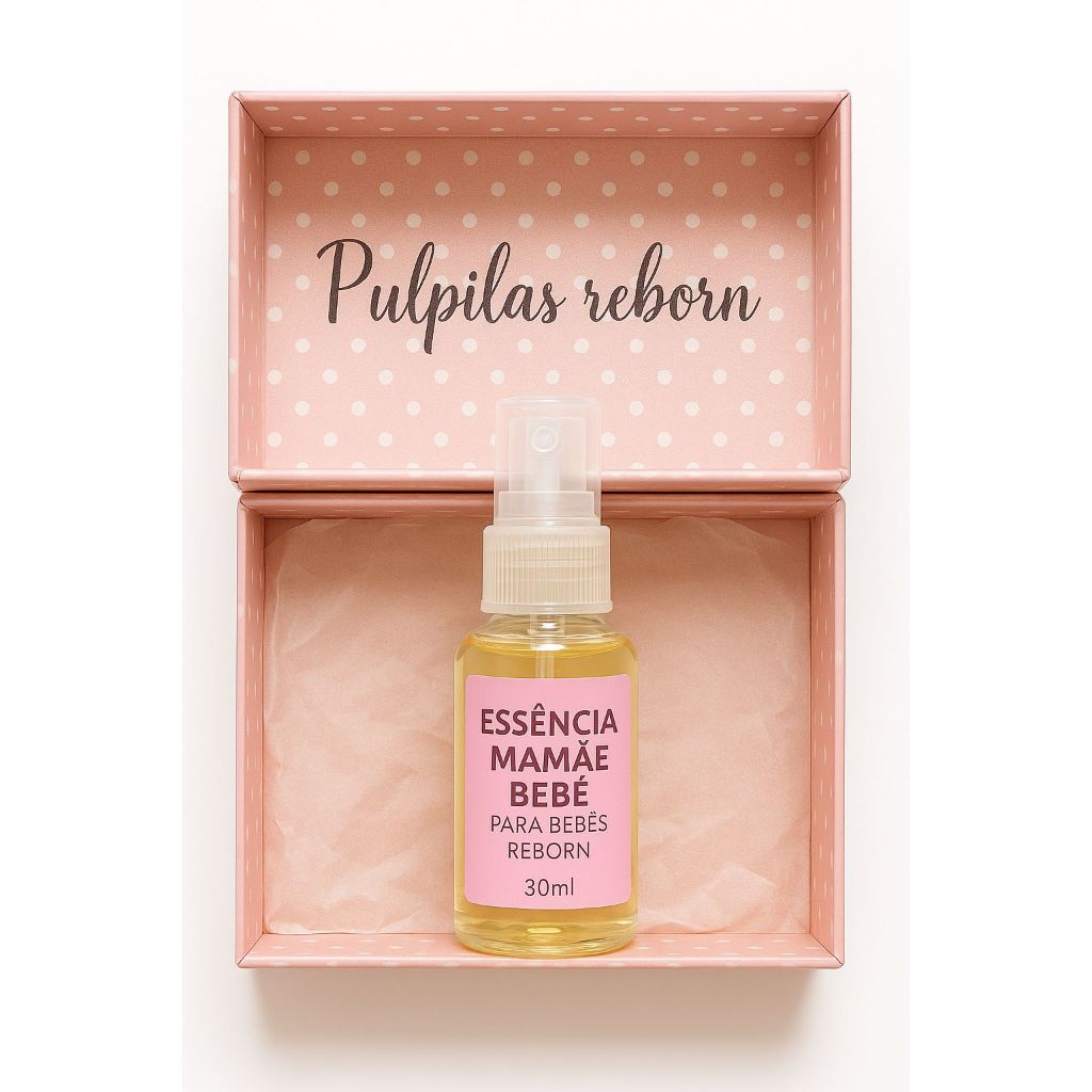 Bebê Reborn Essência Aromática Sem Álcool – Ideal para Roupinhas e Enxoval bonecas