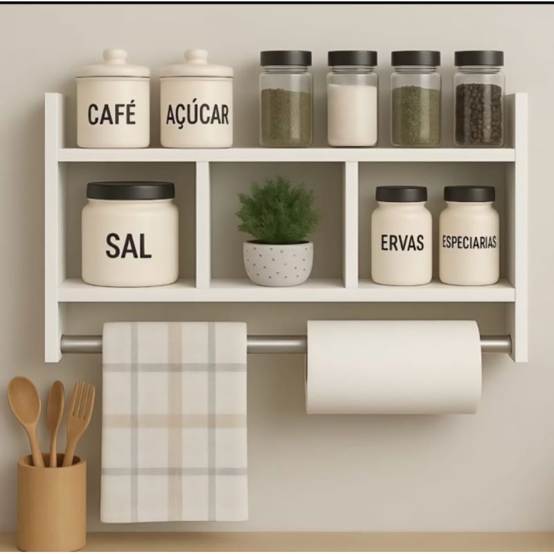 Prateleira Temperos Cozinha: Onde Comprar | BuscaProdutos