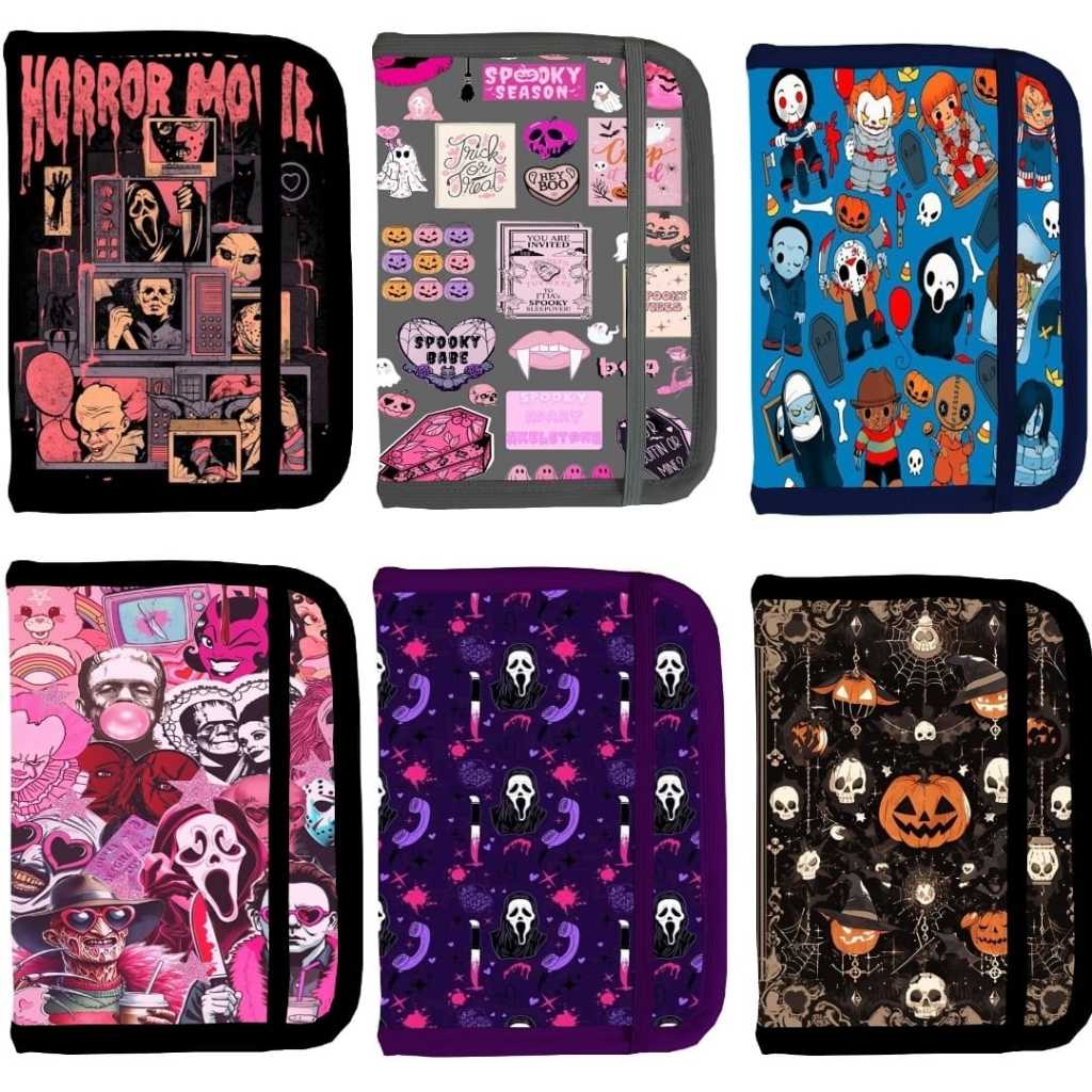 Capa Kindle 10 geração 11 geração 12 geração Colorsoft halloween gato bruxas horror Capa Livro Bolsa