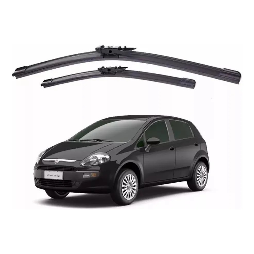 Par Palheta Limpador Parabrisa Fiat Punto 2008 A 2016 em Oferta na Shopee