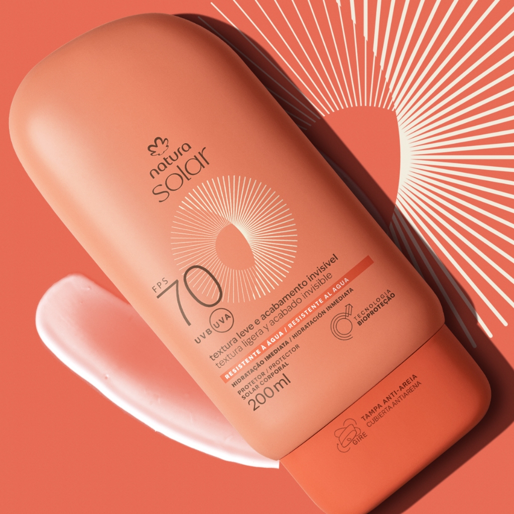 Protetor Solar Corporal FPS 70 Natura Solar 200 ml (Novo e Original) - Vencimento: 07/27