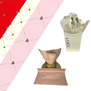 Kit 20 Poli Sujinho Decorado Variado – 10un Heart Rosa + 10un Heart Marfim | Papel para Presentes em Oferta na Shopee