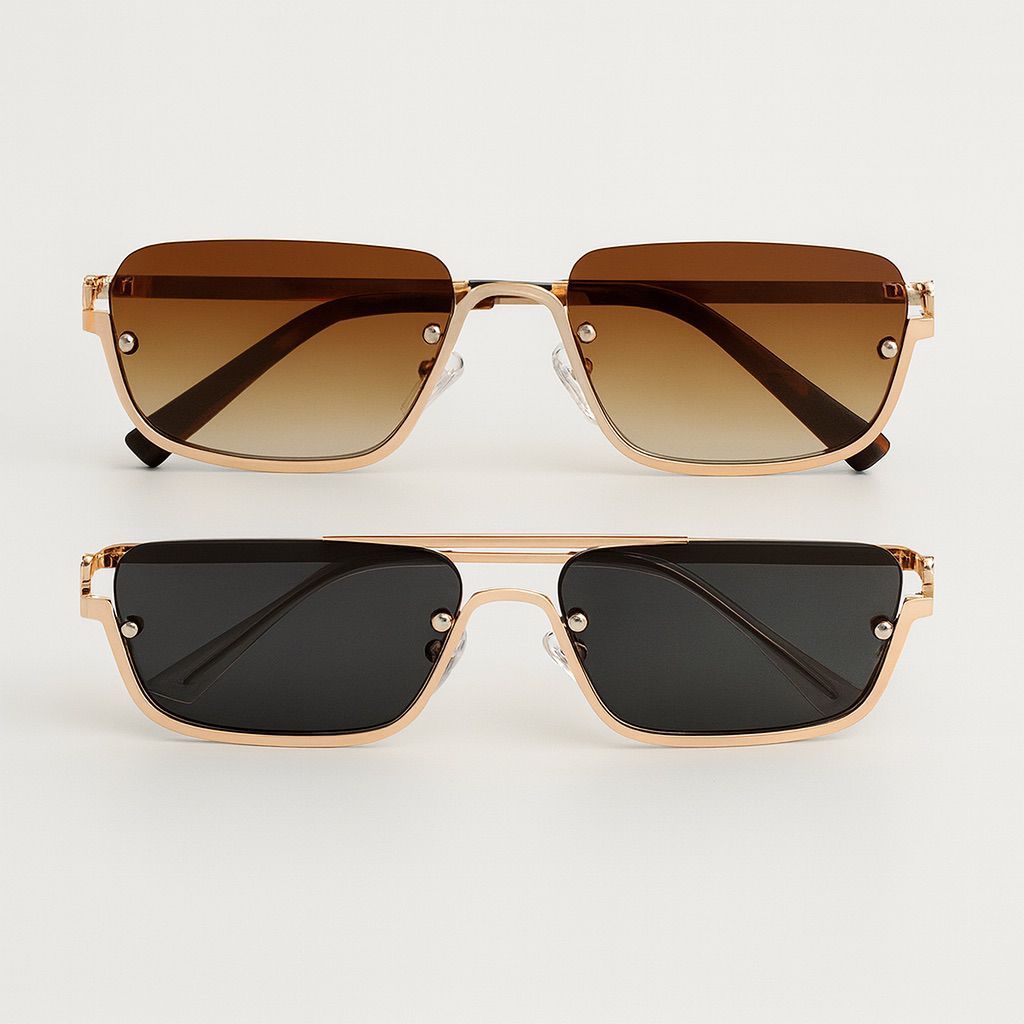 Oculos de sol na moda vintagem proteçao UV400 unissex
