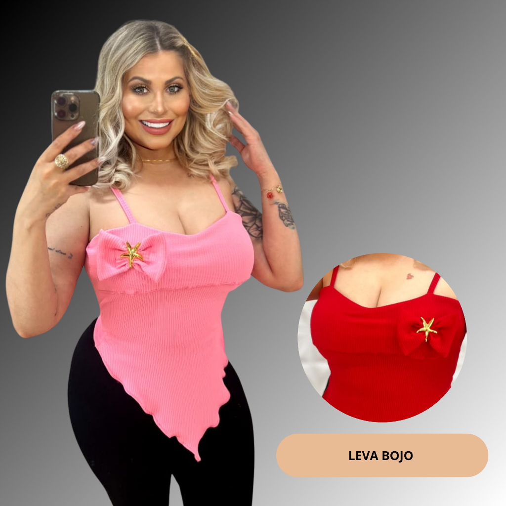 Blusa Feminino Malha  Tendencia Moda Feminina em Oferta na Shopee